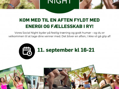 Social Nights i Fit&Sund Ry