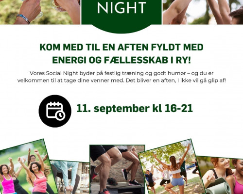 Social Nights i Fit&Sund Ry